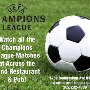We show all soccer matches...Champions League, Premier League, DC United, World Cup &amp; more!