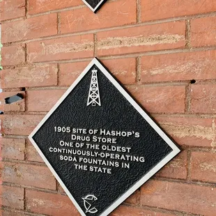 Historic marker outside