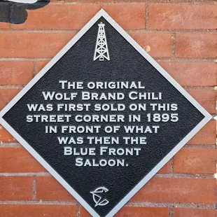 Historical plaque