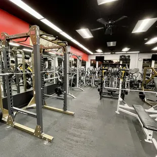 Free-Weight Area Squat Rack