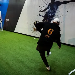 Can you score against our robot goalie?