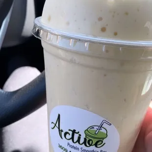 Pineapple orange coconut post-workout smoothie