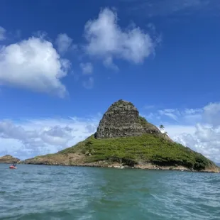 View of Chinaman hat from kayak