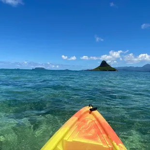 View from the tandem kayak