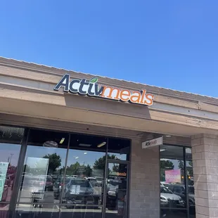 the front of the store