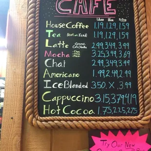 They can make you a latte, cappuccino, or frappuccino any way you like.