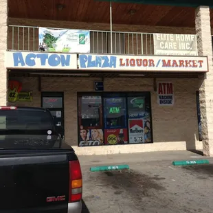 the outside of the store
