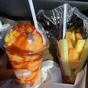 Mangonada &amp;- fruit cup