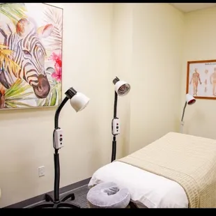 One of the service rooms