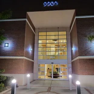 Evening our Acupuncture building..