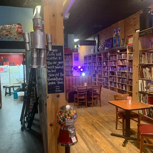 the interior of a coffee shop