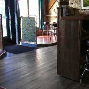 Front corner