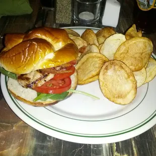 Cw Lemon Chicken Sandwich