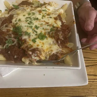 Mostaccioli with Italian sausage