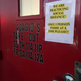 Pick up around back.