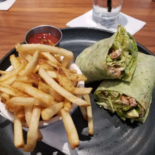 Weekly special. Ahi tuna wrap