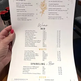 Cocktail Menu