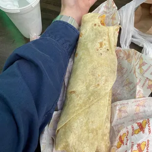 Super Burrito w/ Carne Asada