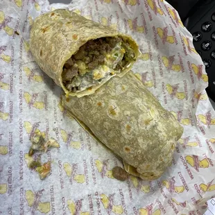 Carne asada burrito