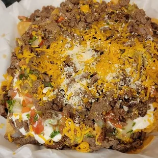 There are chips underneath it