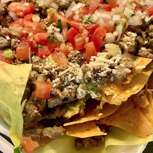 Supreme Nachos, close up