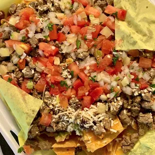 Supreme Nachos, above