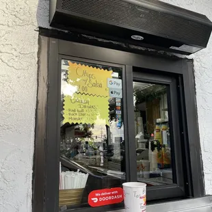 Drive-thru window