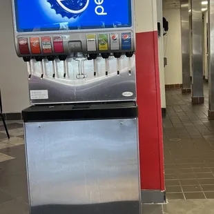 a soda machine