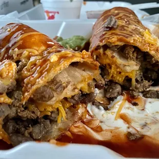 Steak chimichanga was omg delicious!!!