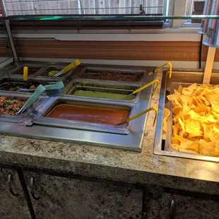 Salsa bar!
