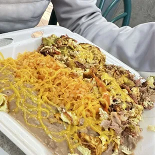 10.Machaca &amp; eggs Combination Plate
