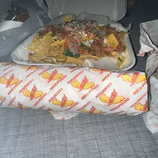 #24 bacon breakfast burrito $10.25