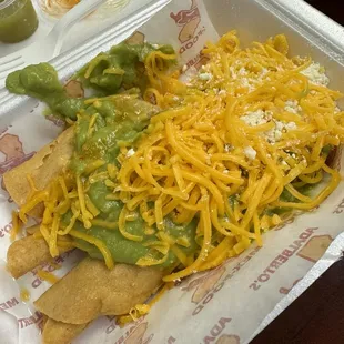 Chicken Rolled Tacos