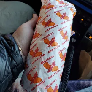 Massive breakfast burrito