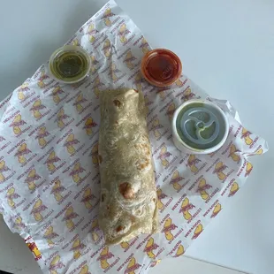 Carne asada burrito!