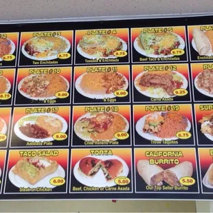 Wide variety of menu options