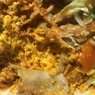 Blob of cheese not even melted