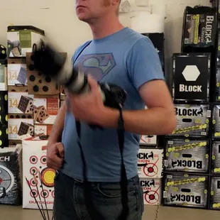 I wish he could follow me to take my selfies, they'd be much better... No double chin or closed eyes!