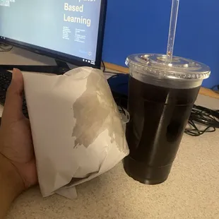 Cheeseburger and Jumbo Fountain Drink