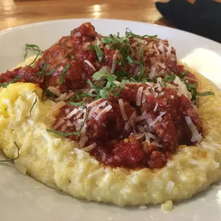 Meatballs and Polenta