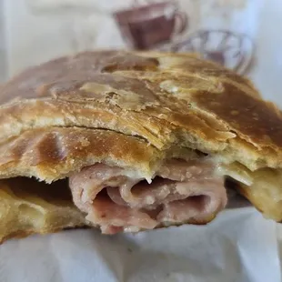 Breakfast - ham and cheese croissant. Fresh but I've had better elsewhere. The croissant dough was a bit dense.