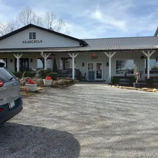 Outside of the restaurant