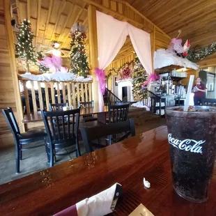 Decorated upper level