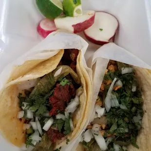 Taco Pollo &amp; Taco chorizo