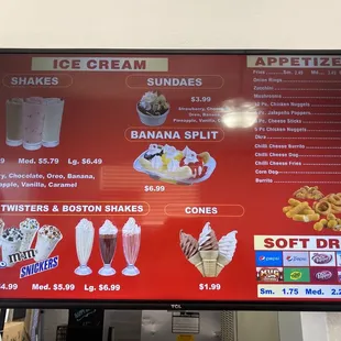 Menu board 2
