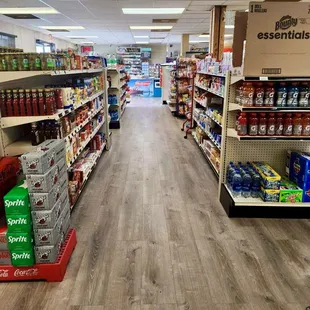 a grocery store aisle