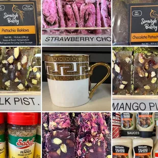 Different desserts &amp; other items you can purchase here.