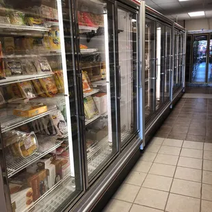Frozen food section