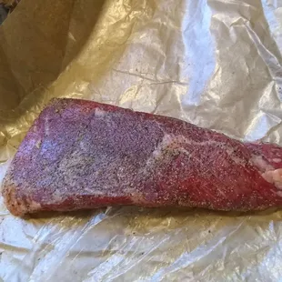 Before cook and rub. Meat markets basic rub I asked them to add but expected a true coating. I added rub before cook on all surfaces.