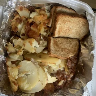 #6-Corned Beef Hash w/ 2 Eggs